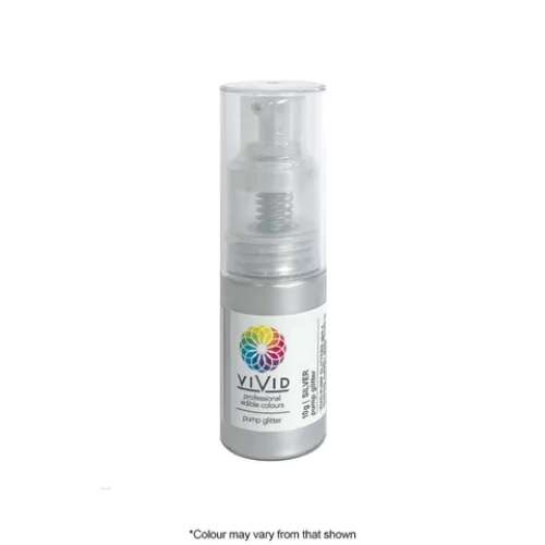 Vivid Pump Glitter - Silver